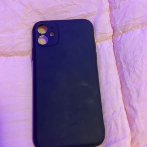 black iphone 11 matte phone case